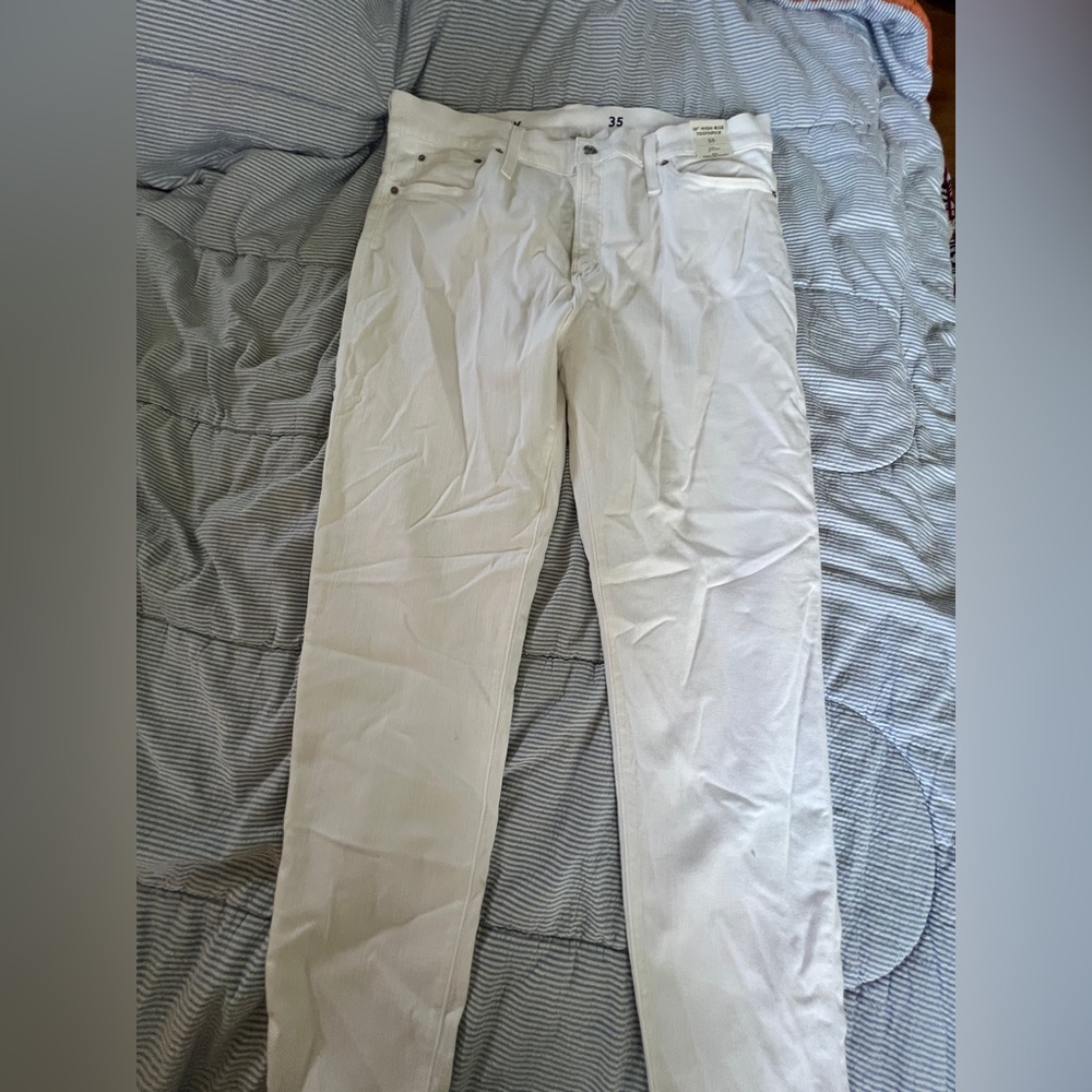 J Crew toothpick white Jean size 35